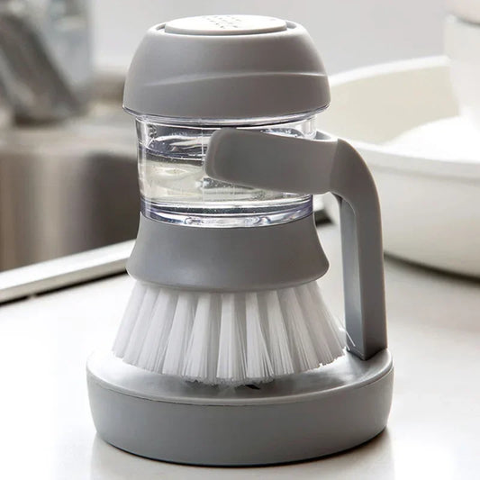 Cepillo Lavavajillas con Dispensador de Jabón para Cocina
