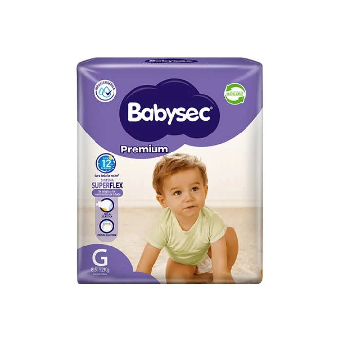 Pañal BabySec Talla G-20 unidades