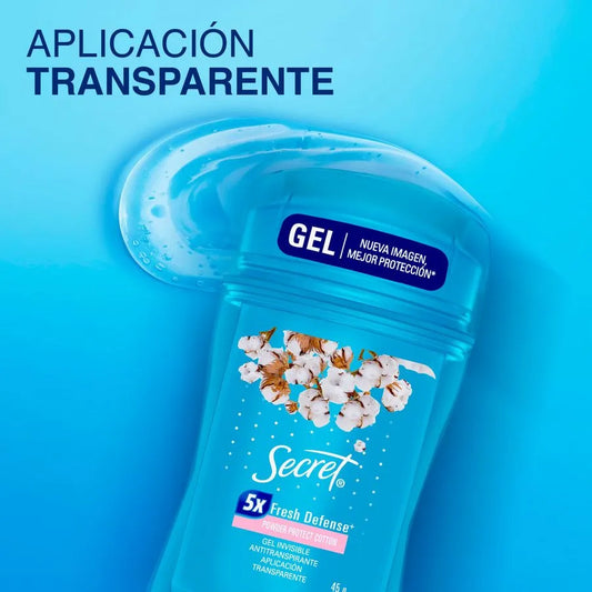 Secret Desodorante Gel Protect Cotton 45 g