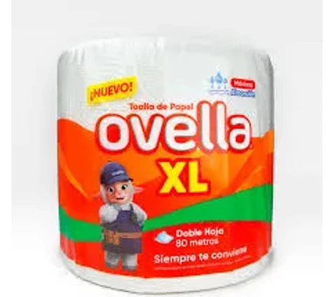Toalla de Papel Ovella XL - 80 metros
