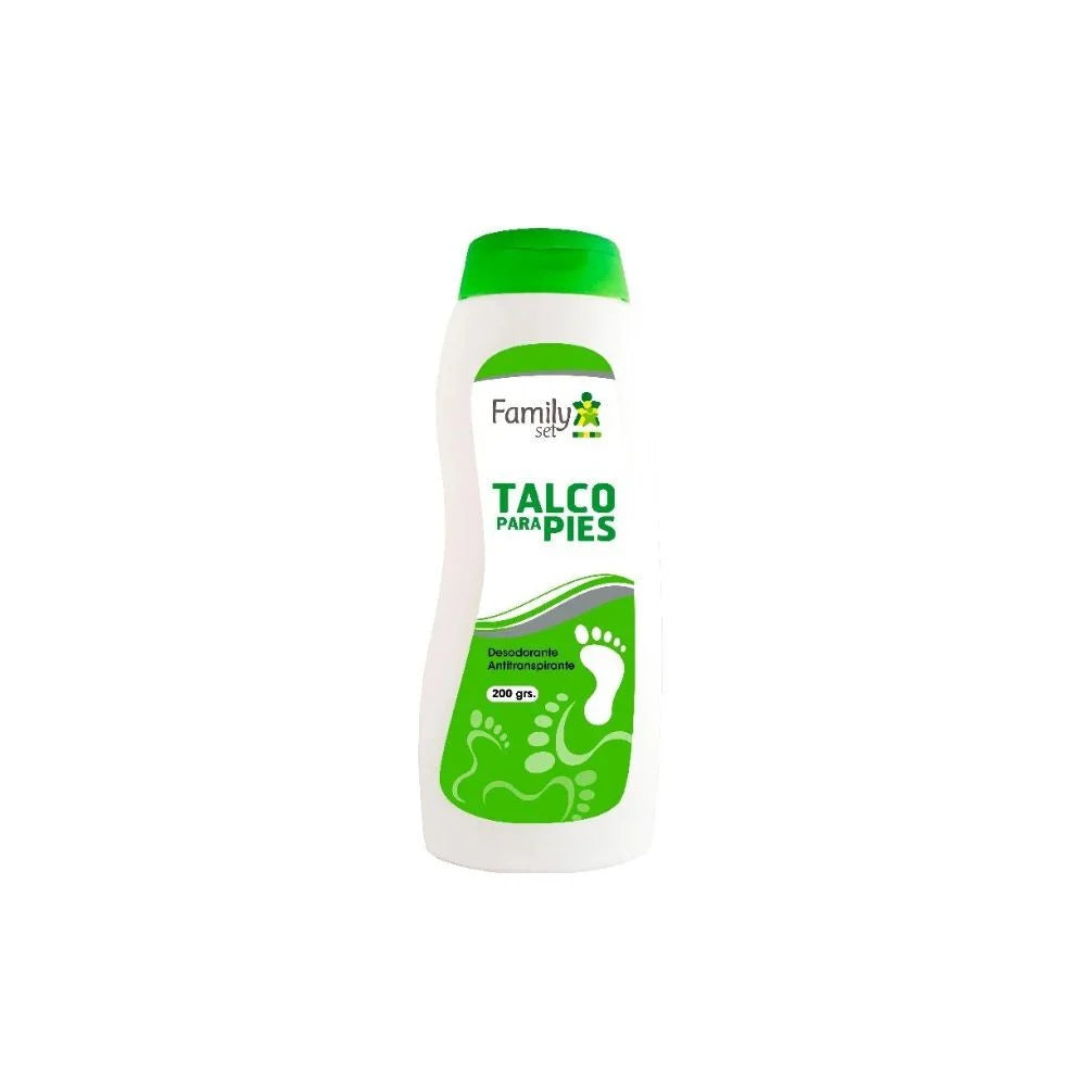 Talco para pies 200g Familyset