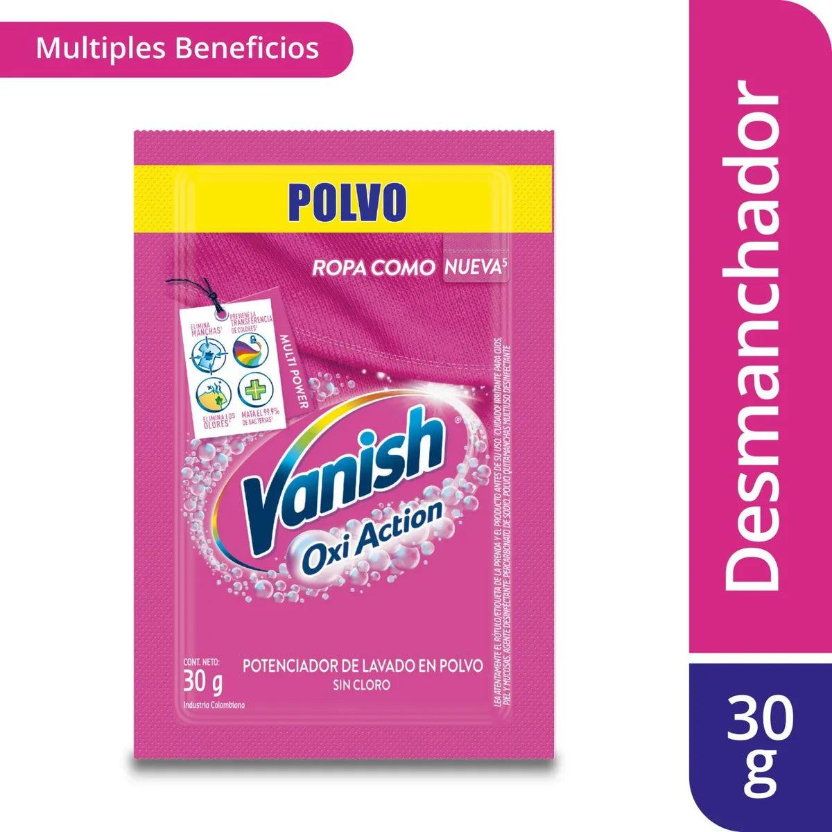Vanish Ropa color 30 grs