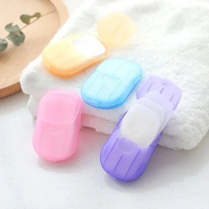 Jabón de Papel Desechable para Viaje y Baño