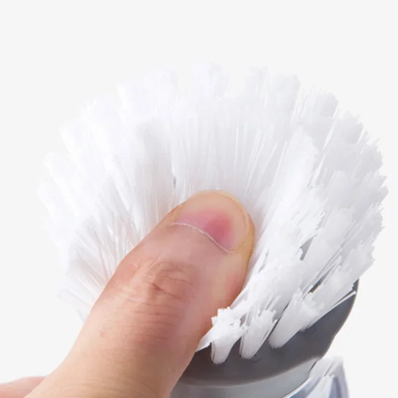 Cepillo Lavavajillas con Dispensador de Jabón para Cocina