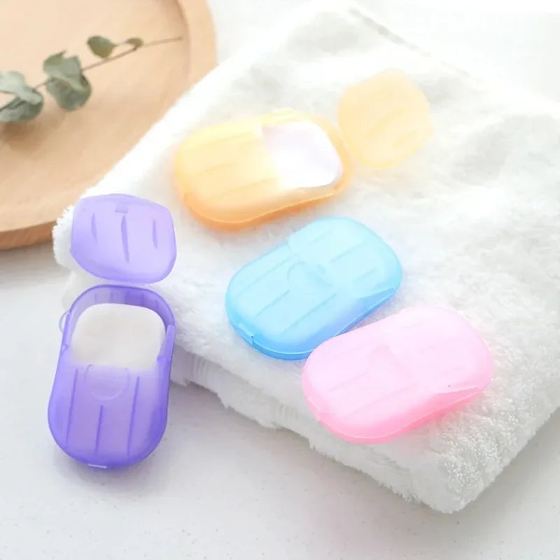 Jabón de Papel Desechable para Viaje y Baño