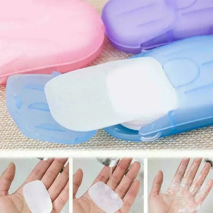 Jabón de Papel Desechable para Viaje y Baño