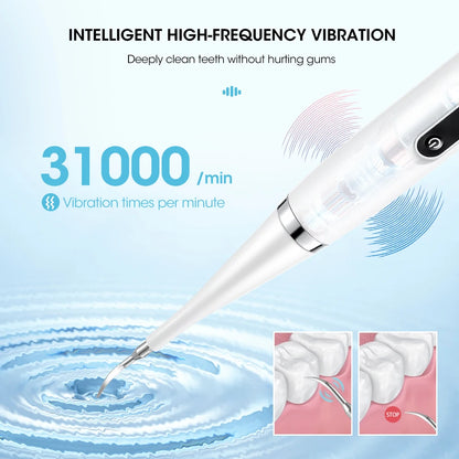 Cepillo dental electrico- espátula para eliminar la placa