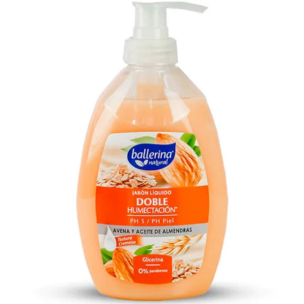 JABÓN LIQUIDO DOBLE HUMECTACIÓN BALLERINA C/ VALVULA 350 ml