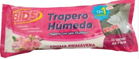 kit 2 para pisos: 1 escobillon Virtutex, 1 trapero húmedo lavanda o Primavera