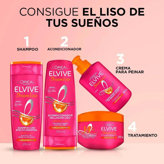 Mascarilla para el cabello Elvive Dream Liso 300 ML - LOREAL