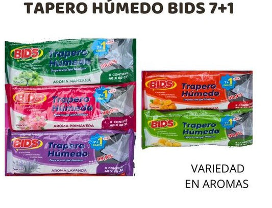 Trapero Húmedo Bids primavera 8 unidades