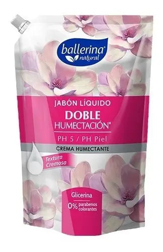 Jabon Ballerina Doble Humectación crema humectante 750 ml