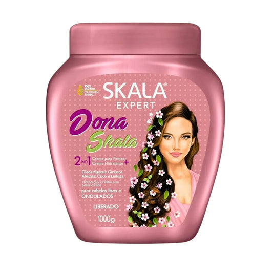 Mascarilla para el cabello Dona Skala 1000ml Fortalece Da Brillo y Nutre