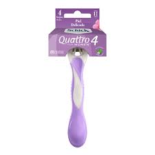 Maquina de afeitar Schick Quattro4 Para Mujer 4 Hojas