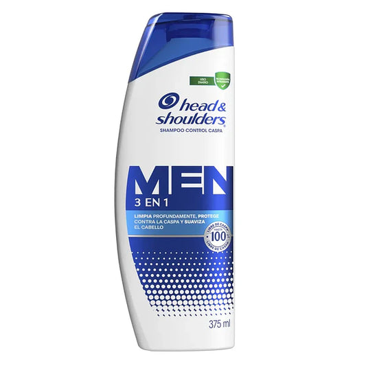 Shampoo Head & Shoulders Men 3 en 1 375 ml h&s