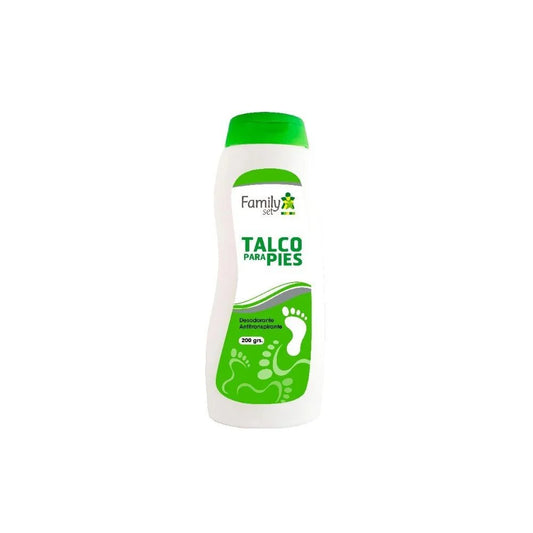 Talco para pies 200g Familyset