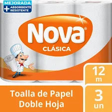 Toalla Toalla de papel Nova Clásicax3